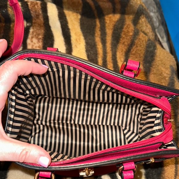 3 pcs. Set Vibrant Pink Leather Tote Bag- fake Birkin bag - Picture 7 of 8